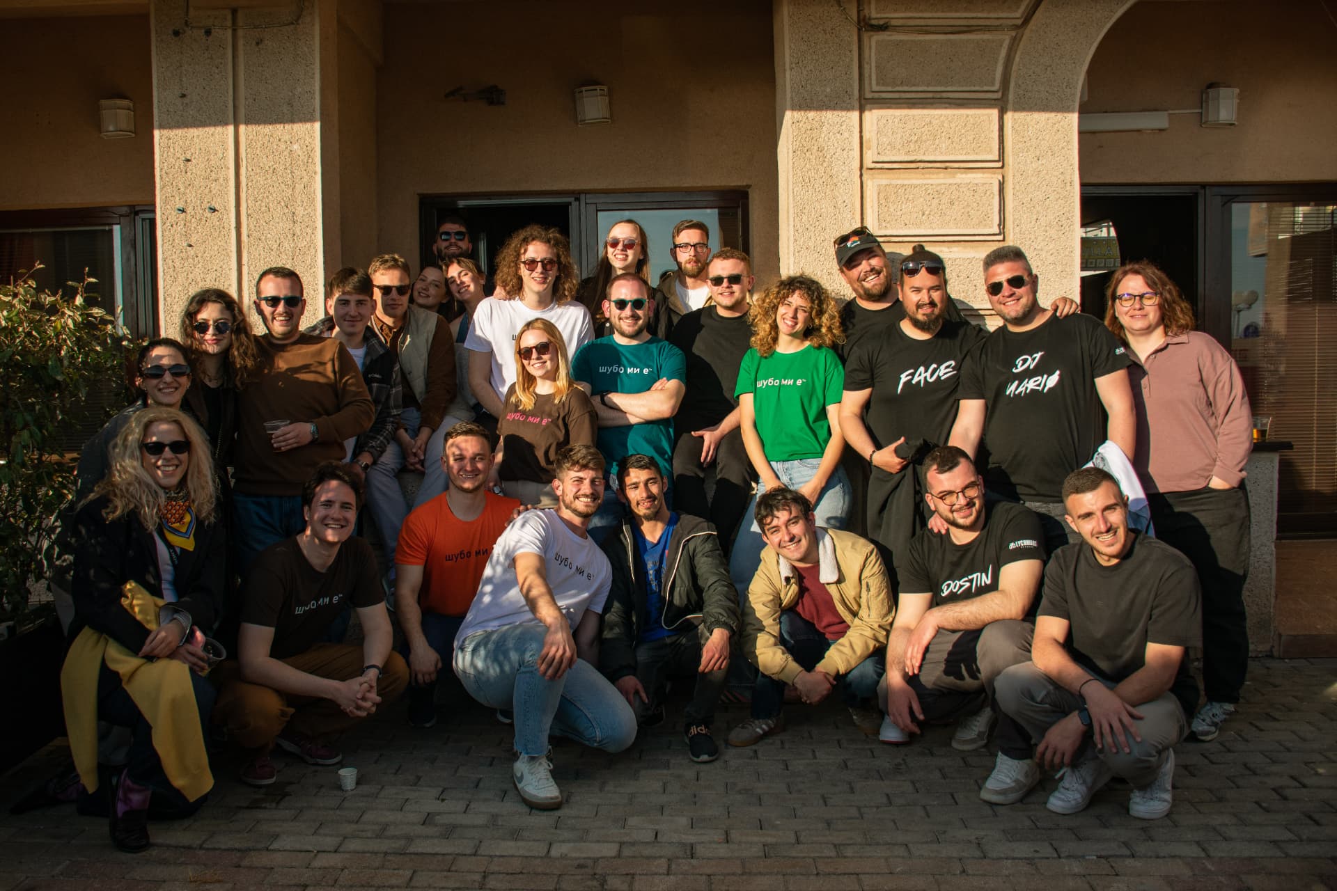 A moment from a Lychnid Coffee Society gathering in Ohrid