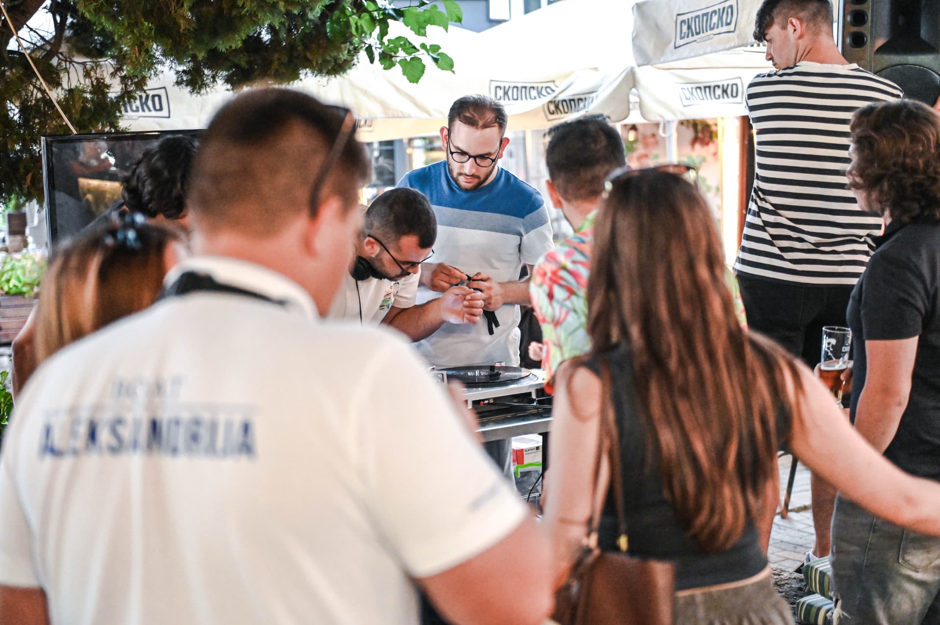 A moment from a Lychnid Coffee Society gathering in Ohrid